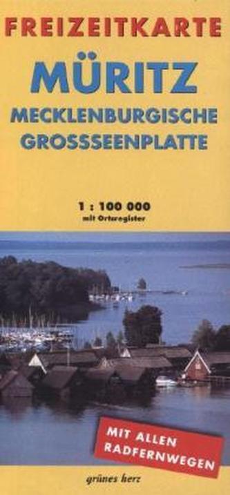 Freizeitkarte Müritz, Mecklenburgische Großseenplatte