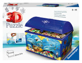 Puzzle 3D Úložná krabice s víkem Podvodní svět/216 dílků