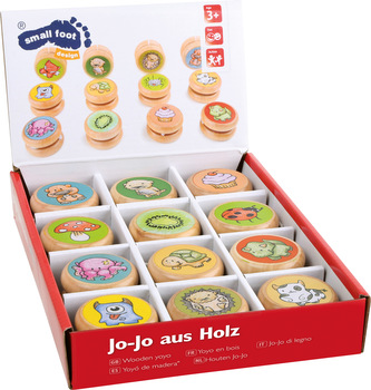 Displej Jo Jo ze dřeva 12 ks