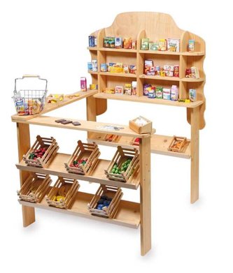 Small Foot Dětský dřevěný obchod Nature