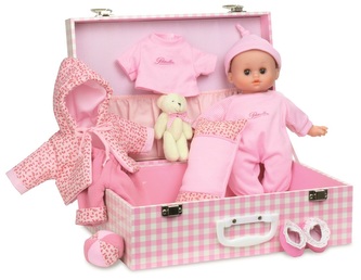 Petitcollin Panenka v kufříku Baby Deli 28 cm