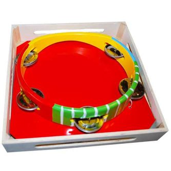HJ Toys Tamburína barevná