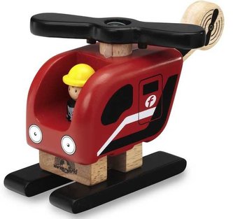 Wonderworld Dřevěná mini helikoptéra