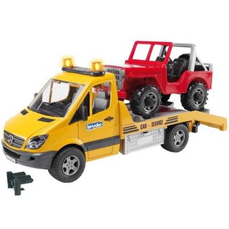 Bruder MERCEDES BENZ Sprinter odtah, jeep
