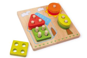 Small Foot Dřevěná motorická hra domek