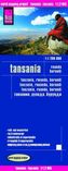 Reise Know-How Landkarte Tansania, Ruanda, Burundi (1:1.200.000). Tanzania, Rwanda, Burundi. Tanzanie, Rouanda, Burundi; Tanzani