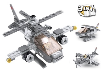 Sluban Army 9into1 M38-B0537G Útočná helikoptéra 3v1