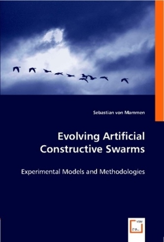 Evolving Artificial Constructive Swarms