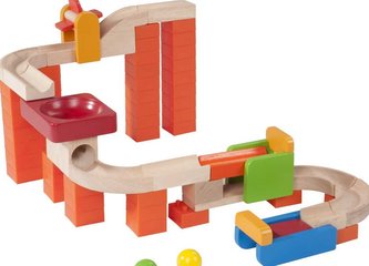 Wonderworld Dřevěná kuličková dráha TRIX - Kolotoč a Vír