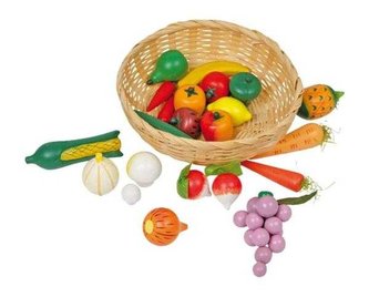 Small Foot Kuchyně košík se zeleninou