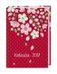 Floral 17-Monats-Kalenderbuch A6 2017