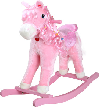 Small Foot Dřevěný houpací růžový kůň Pinky