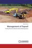 Management of Topsoil