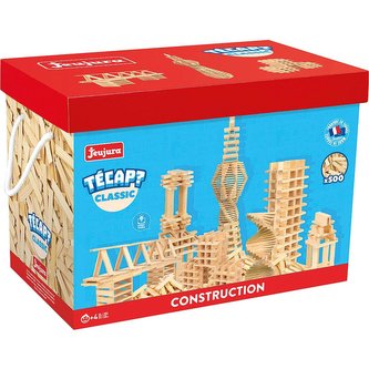 Jeujura Dřevěná stavebnice TECAP classic 500 dílků