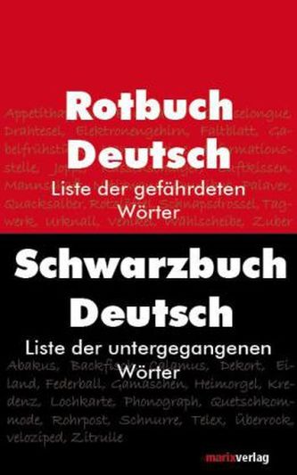 Rotbuch Deutsch - Schwarzbuch Deutsch