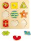 Small Foot  Dřevěné puzzle barevné tvary