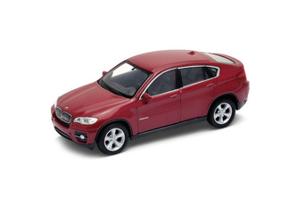 Welly - BMW X6 model 1:34 stříbrné