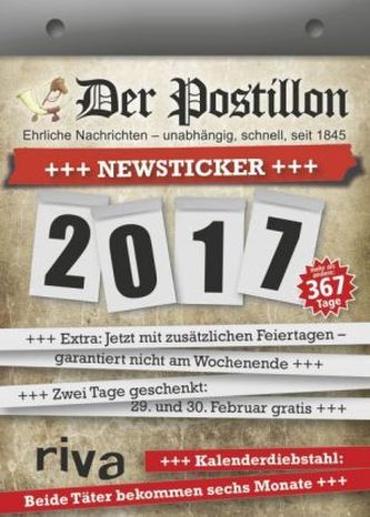 Der Postillon - Newsticker 2017
