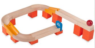 Wonderworld Dřevěná kuličková dráha TRIX - Kulička na dráze