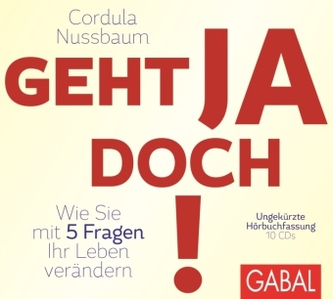 Geht ja doch!, 10 Audio-CDs