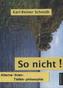 So nicht!