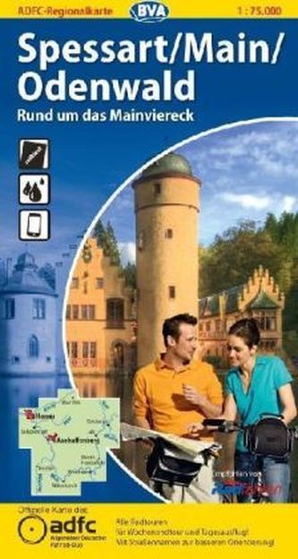 ADFC Regionalkarte Spessart, Main/Odenwald
