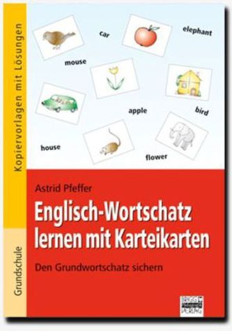 Englisch-Wortschatz lernen mit Karteikarten