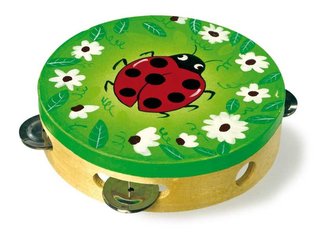 Small Foot Dětské hudební nástroje tamburína Beruška