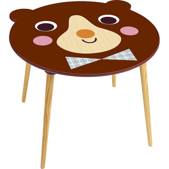 Vilac Dřevěný stoleček medvídek