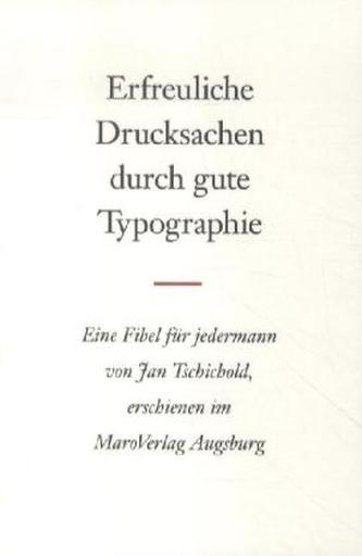 Erfreuliche Drucksachen durch gute Typographie