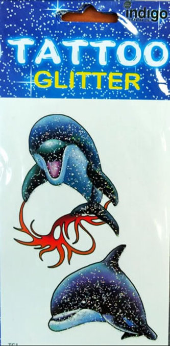 Tetování Smějící se delfíni