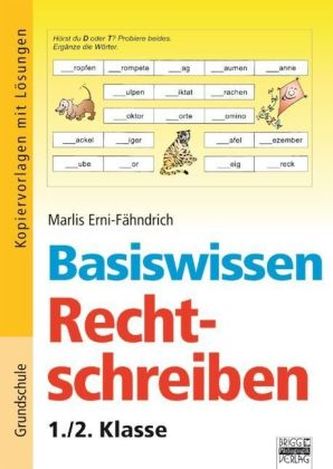 Basiswissen Rechtschreiben, 1./2. Klasse