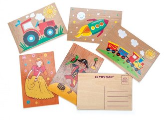 Le Toy Van pohlednice 1ks  víla Le Toy Van pohlednice 1ks  víla