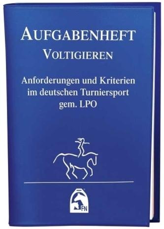 Aufgabenheft Voltigieren, Ausgabe 2012, in Kst.-Ordner