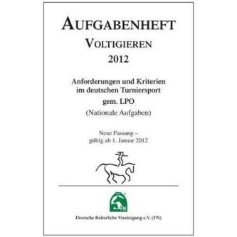 Aufgabenheft Voltigieren, Ausgabe 2012, Inhalt