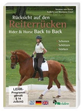 Rücksicht auf den Reiterrücken / Rider & Horse Back to Back, DVD