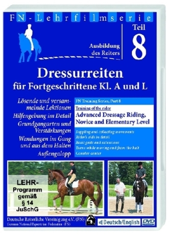 Dressurreiten für Fortgeschrittene Kl. A und L, 1 DVD