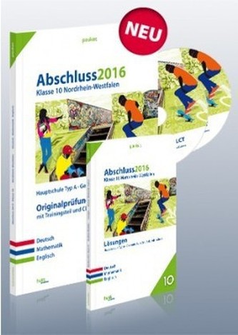 Abschluss 2016 - Hauptschulabschluss Klasse 10 Nordrhein-Westfalen, m. CD-ROM u. Audio-CD