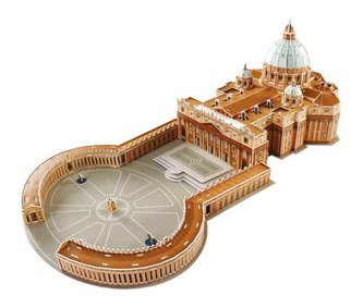 Small Foot Třívrstvé pěnové 3D puzzle Bazilika svatého Petra