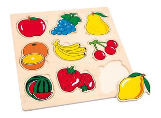 Small Foot Vkládací puzzle puzzle ovoce