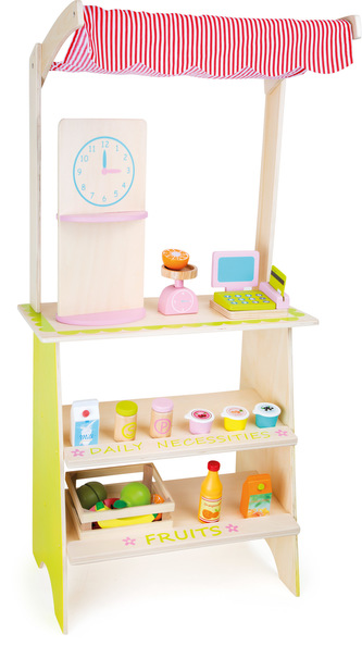 Small Foot Dětský dřevěný prodejní stánek květina