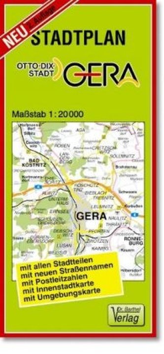 Doktor Barthel Stadtplan Gera