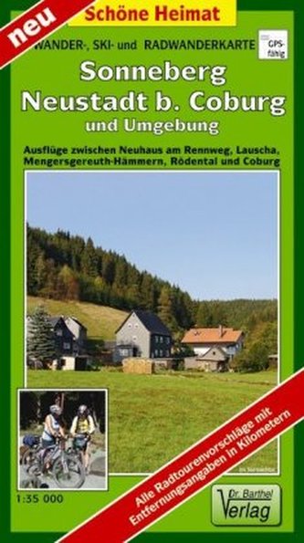 Doktor Barthel Karte Sonneberg, Neustadt b. Coburg und Umgebung