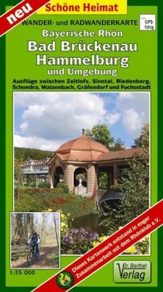 Doktor Barthel Karte Rhön, Bad Brückenau, Hammelburg, und Umgebung