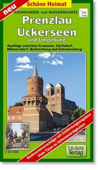 Doktor Barthel Karte Prenzlau, Uckerseen und Umgebung