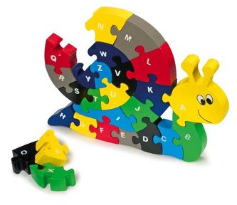 Small Foot Vkládací Puzzle šnek