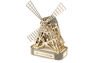 Wooden City 3D mechanické puzzle - Mlýn