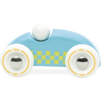 Vilac Dřevěné auto mini rallye tyrkysové