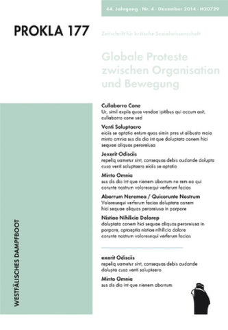 Globale Proteste zwischen Organisation uns Bewegung