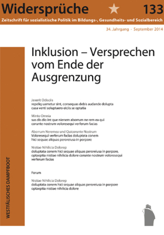 Inklusion - Versprechungen vom Ende der Ausgrenzung